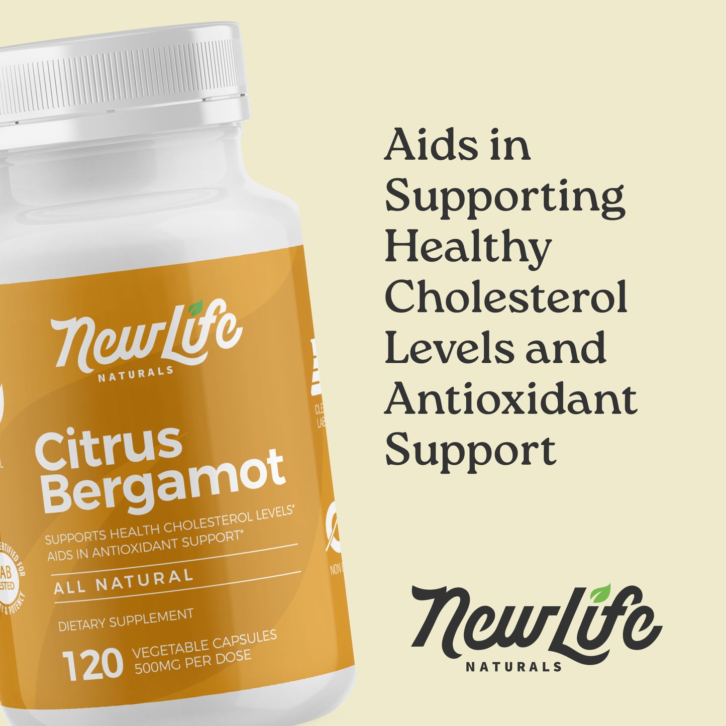 Citrus Bergamot 500mg - 60 Capsules