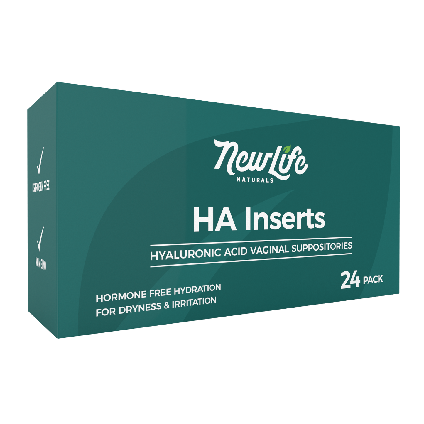 Hyaluronic Acid Vaginal Suppositories - 24 Count